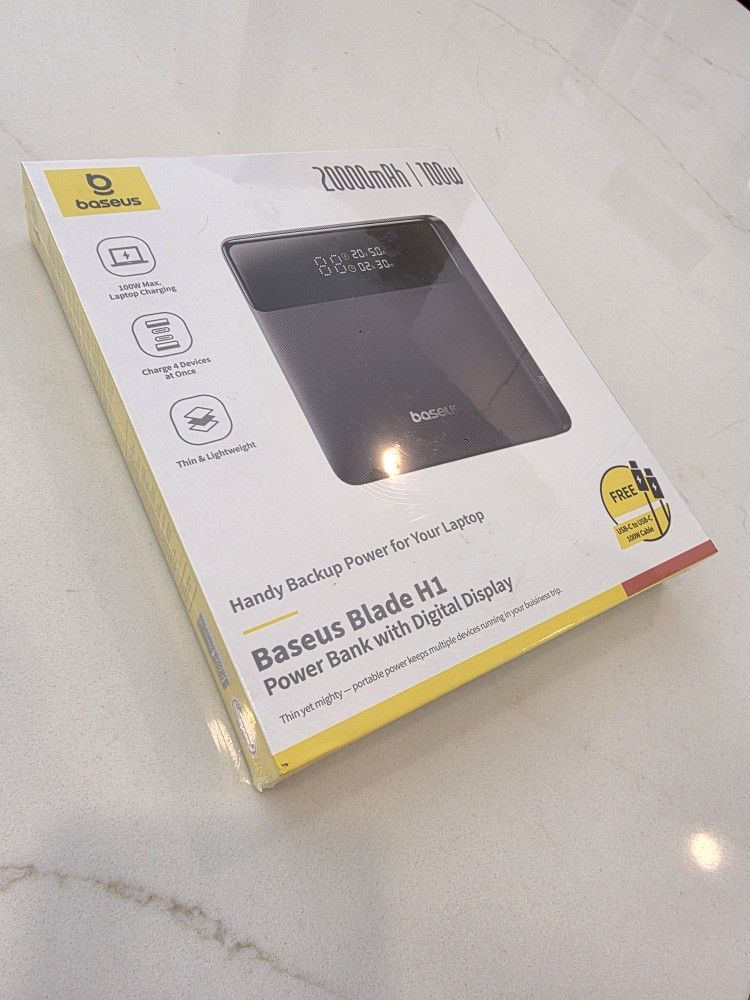 Baseus 100w 20000mAH battery power bank