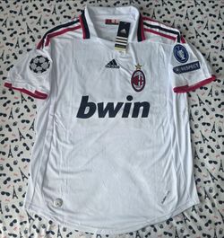 AC Milan Adidas Away Jersey with Champions League Patches