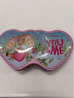 Decorative Magnet Tin Storage Box Small Keepsake Container