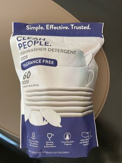 Dishwasher detergent Pods