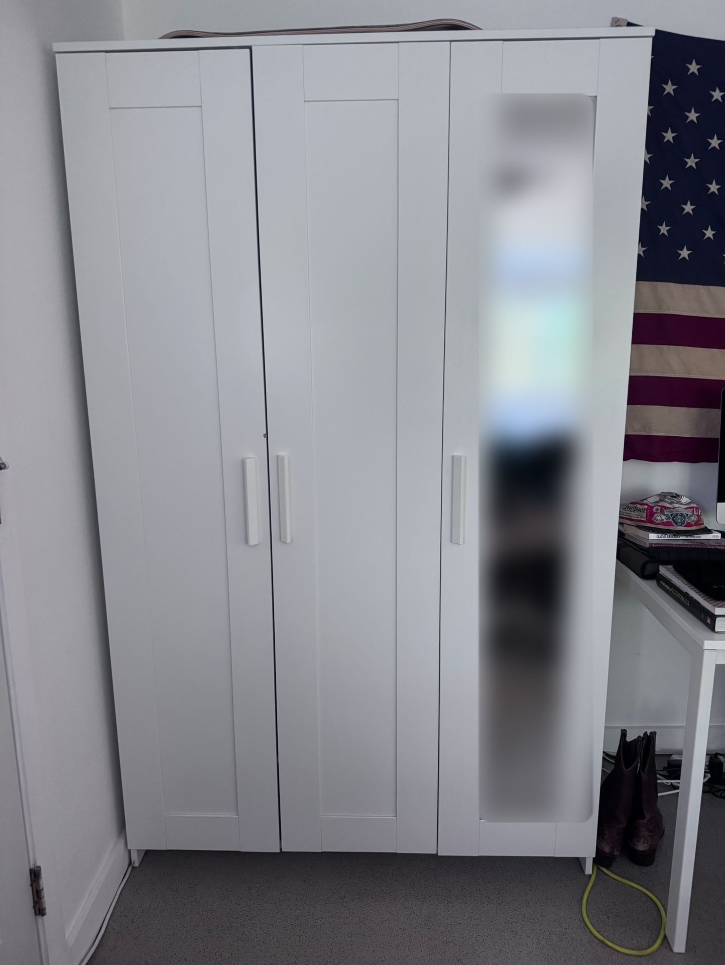 Brimnes 3 Door Standing Closet/shelves