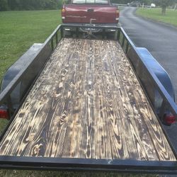 6x12 double axel trailer 