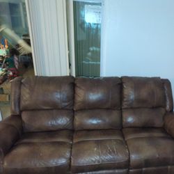 Sofa Couch 3 Seat Two Seat  Recline