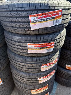 Vendo 245/60/R18 las 4 llantas nuevas arroyo por $375