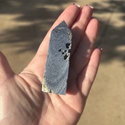 3” Blue Coral Tower Point Obelisk