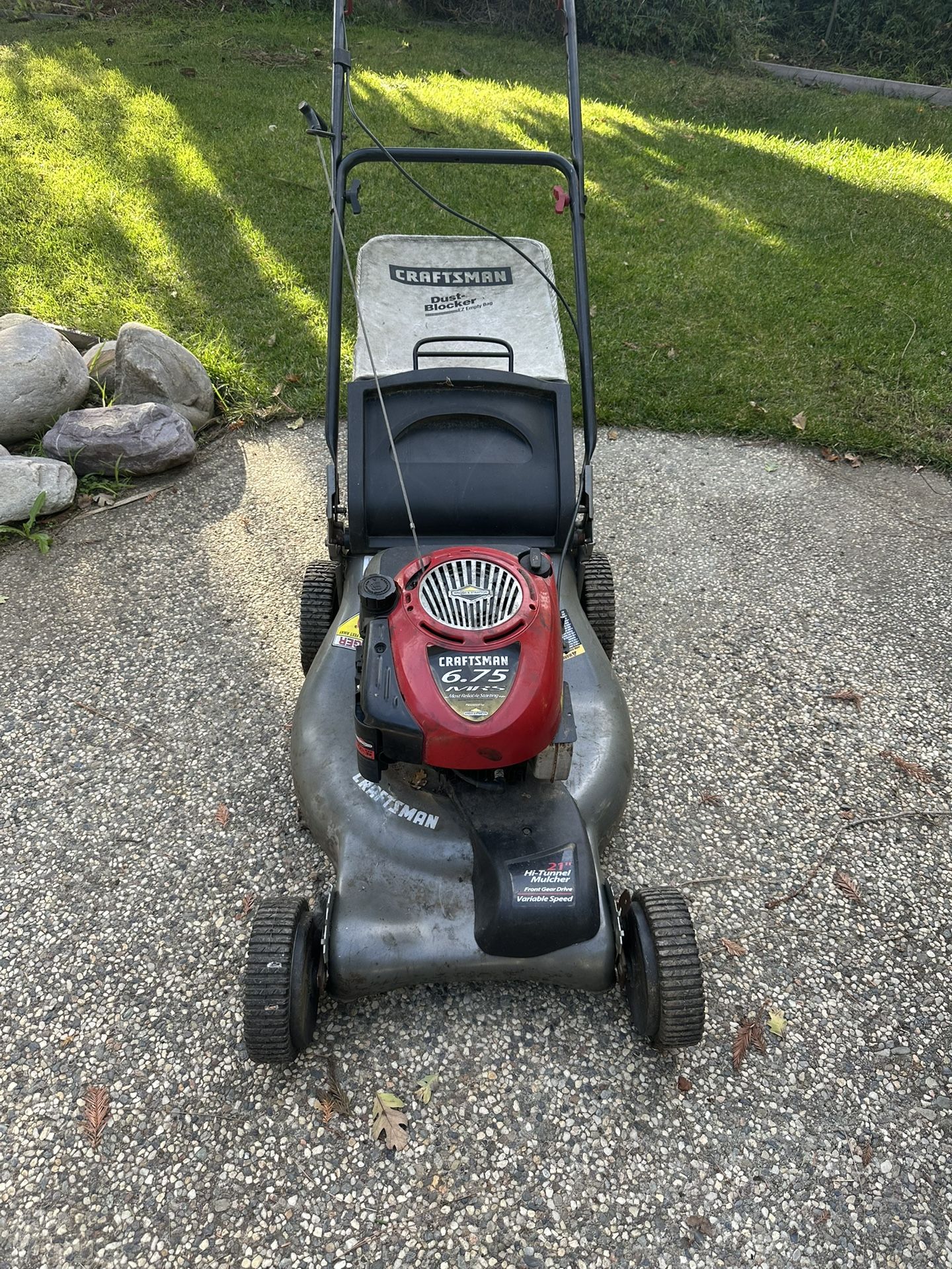 Craftsman 6.75 Gas Powered Push Lawn Mower (no Transmission) 
