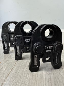 DeWalt IPS Press Jaw Set 1/2", 3/4", 1"