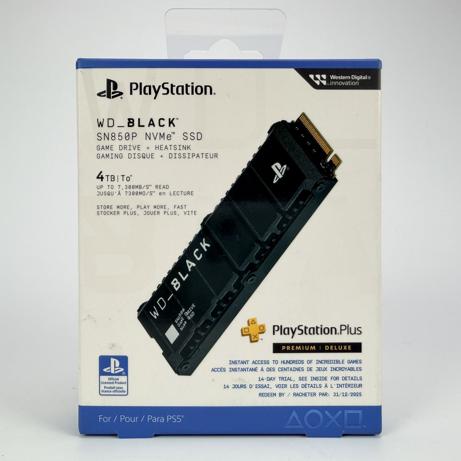 Western Digital WD_BLACK SN850P 4TB M.2 NVMe Internal SSD For PlayStation 5