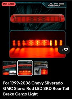 Chevy Silverado Rear Top Brake Light