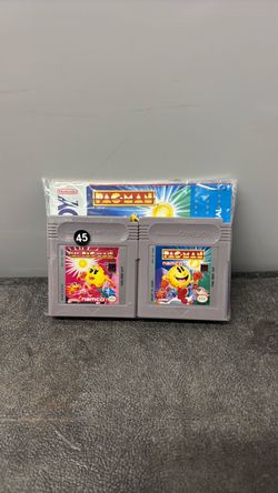Mr. and Ms PAC man  game boy