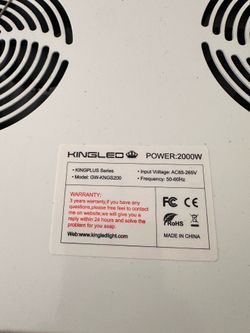 - 2000watt led grow light