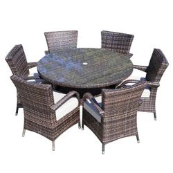 Outdoor Dining Set- 7Pc Wicker/Rattan NEW