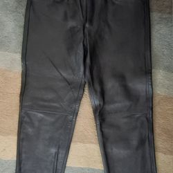 Motorcycle Riding Leather Pants 34x27