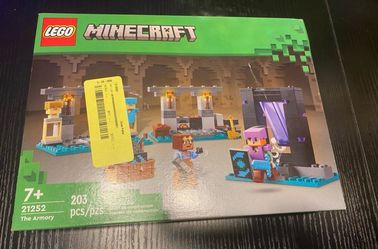LEGO Minecraft The Armory 21252 Building Kit, 203 pc, NEW SEALED!