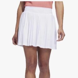 Adidas Ultimate 365 Tour 15 Inch Pleated White Skort Women XL