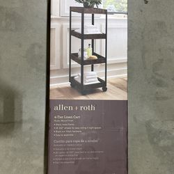 Allen + Roth Rolling Kitchen Cart