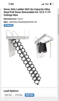 Vevor attic ladder
