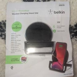  Wireless Phone Charging Stand 10W Charger iPhone Pixel Android Belkin Boost Up