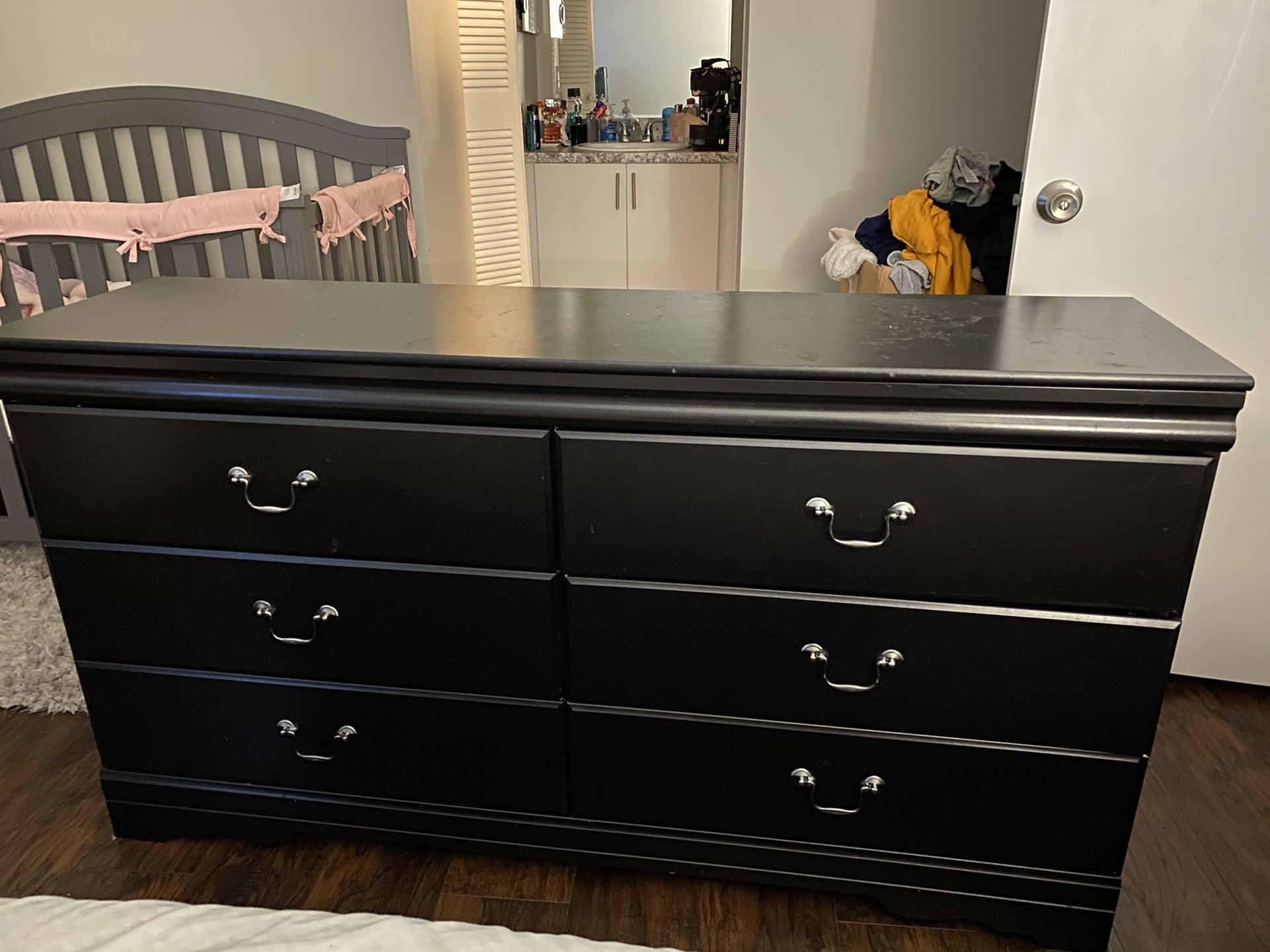 Ashley Black Dresser $150 Obo Ashley Black Dresser $150 Obo