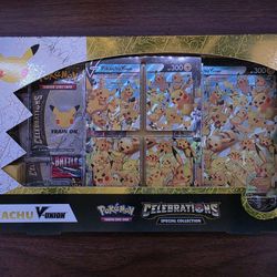 Pokemon Celebrstions Pikachu V Collection