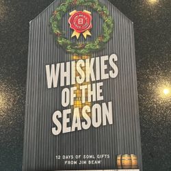 Jim Bean Holiday Whiskey Advent Calendar Gift Set
