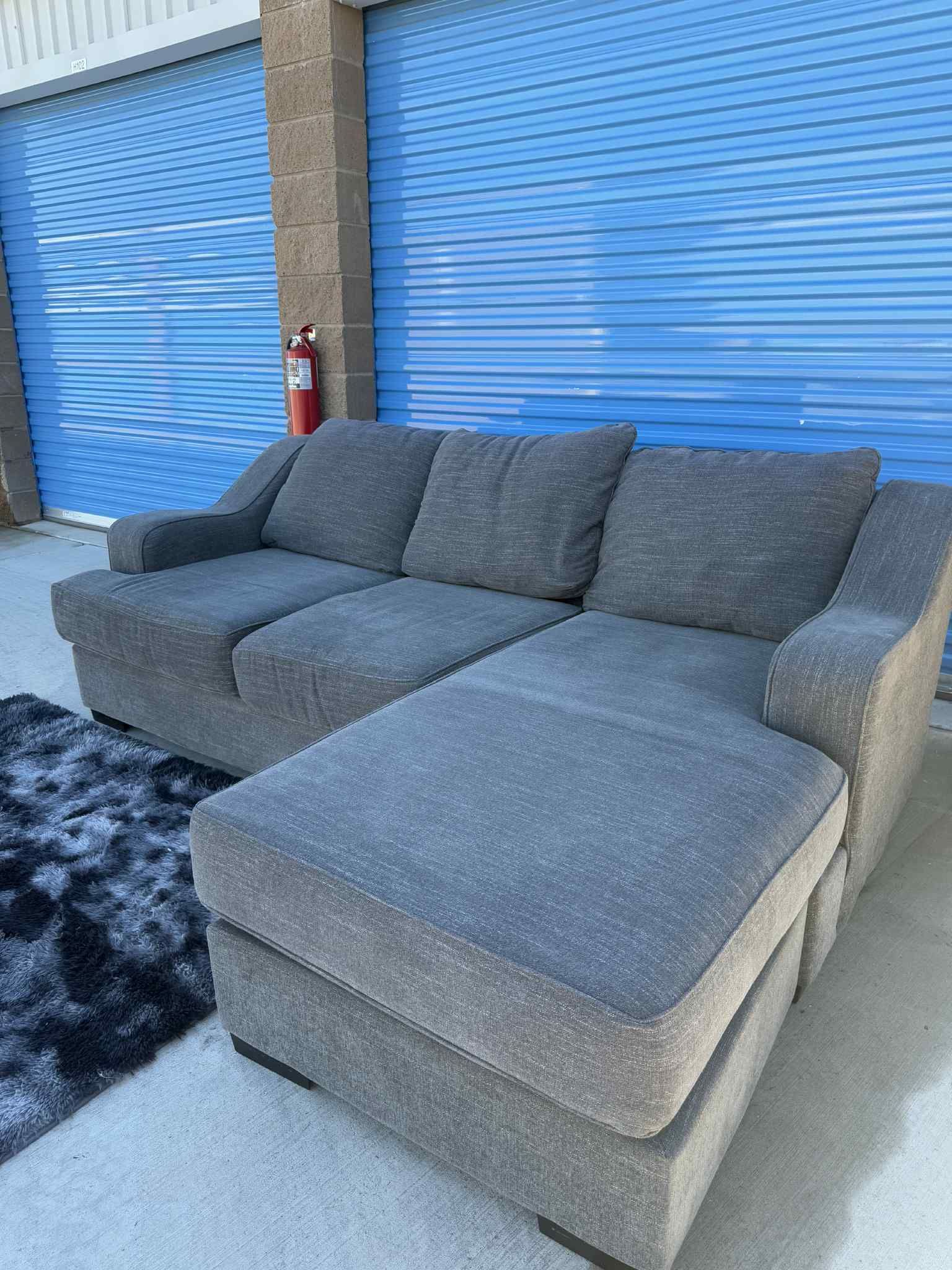 Couch Sectional Dark Gray 