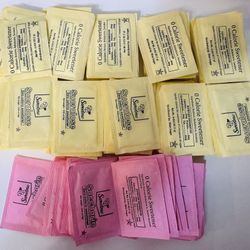 124 Saccharin & Sucralose Sweetner Packets $5 for all 