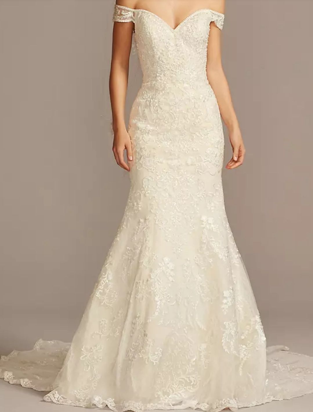 Oleg Cassini Ivory Size 14