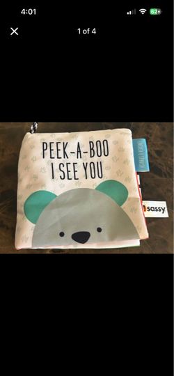 Sassy Peek-A-Boo I See You Soft Baby Book