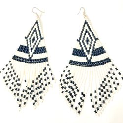 Hand Crafted Beaded Earrings 