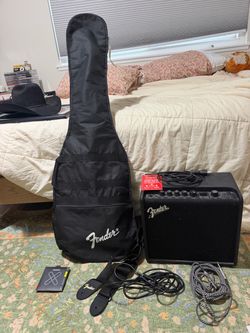 Fender Mustang AMP and Squire Stratocaster *WILL DELIVER*