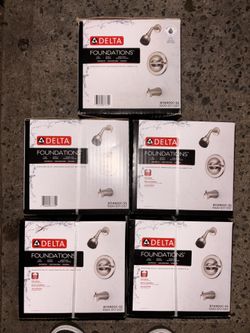 Foundations Single-Handle 1-Spray Tub and Shower Faucet in Brushed Nickel (Valve Included) 