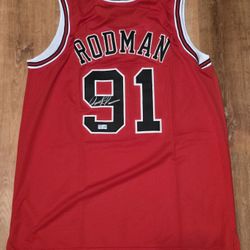 DENNIS RODMAN SIGNED JERSEY!