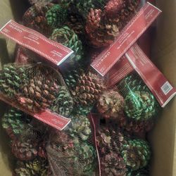 Tarjetas Y piñas Decorativas