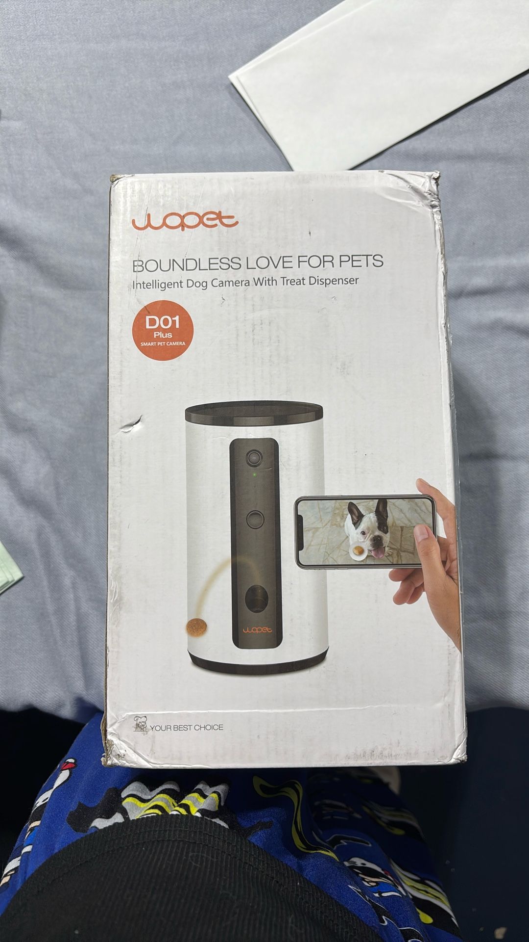intelligent dog camera with treat dispenser
