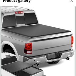 New in box DNA Motoring TTC-RU-018 Truck Bed Soft Vinyl Roll-Up Tonneau Cover Compatible with 2009-2018 Ram 5.7Ft Fleetside Short Bed,09-18 Ram 1500, 