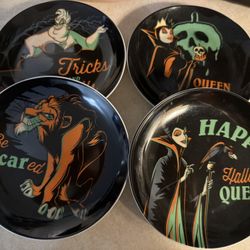 Disney  Villians  Plates