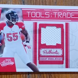 Terrell Suggs 227/250  Jersey Tools Of The Trade Event Worn Baltimore Ravens 