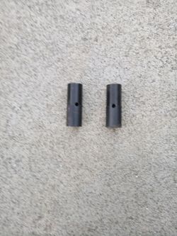 Bmx Bike pegs. Color: Black