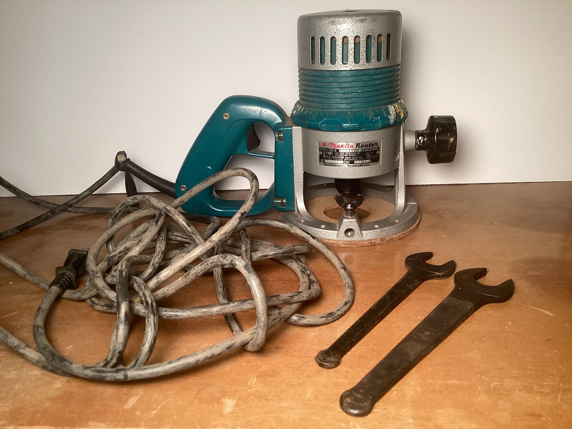 Vintage Clean Used Makita-Japan 1 3/8Hp Electric Router Tool, $65.00 Cash Or Zelle