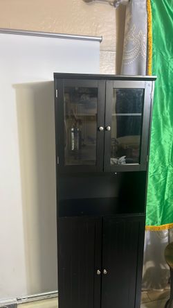 Black cabinet