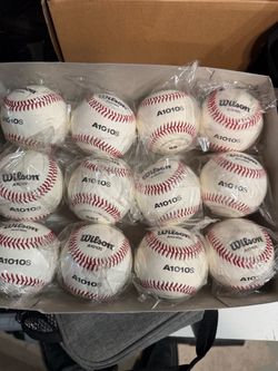 Wilson A1010S Baseballs – Dozen