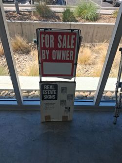 For Sale By Owner Real Estate Sign with Frame