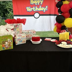 Pokémon Birthday Banner/ Decoración De Cumpleaños 