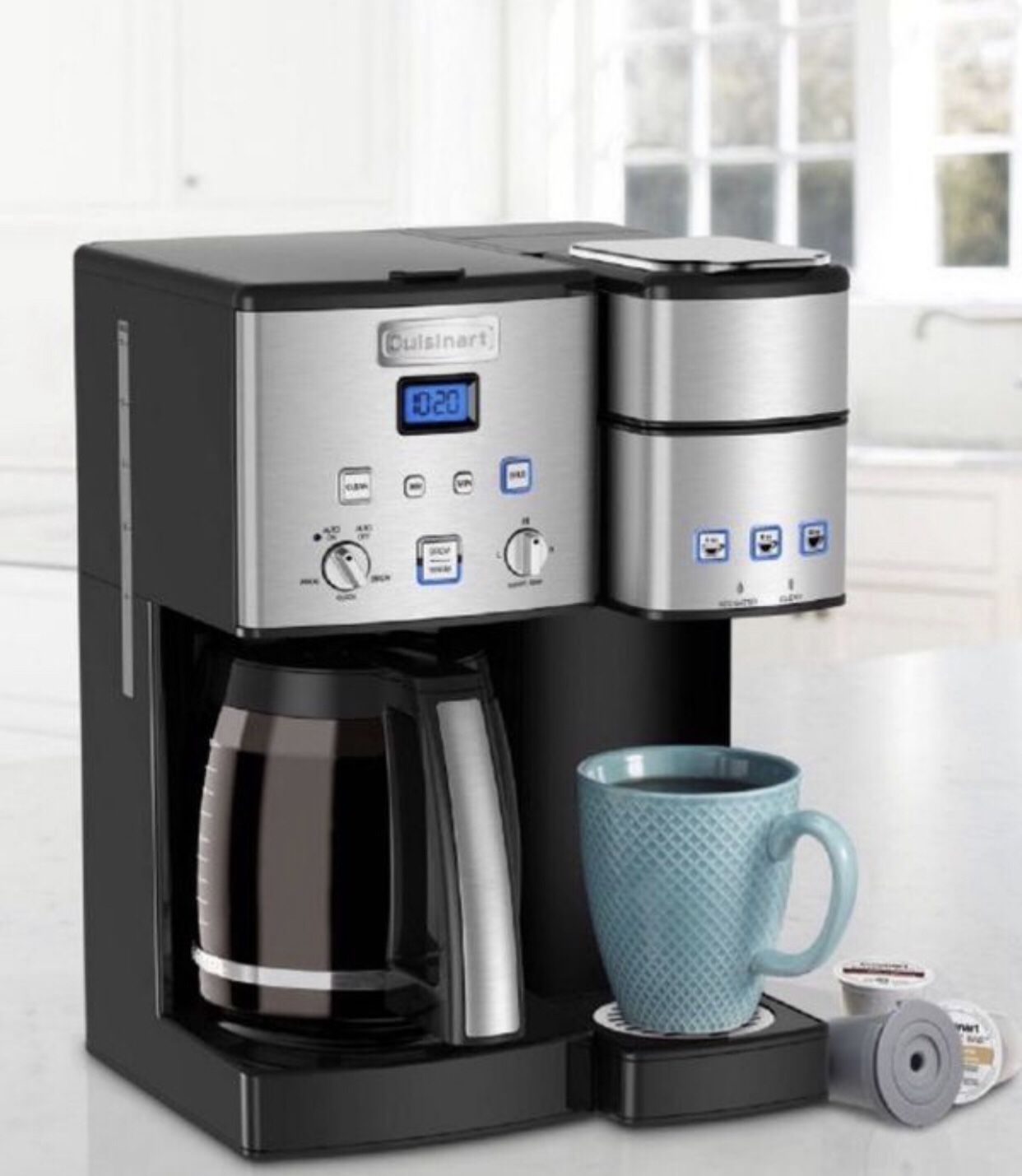 Cuisinart Coffee Makers Coffee Center™ 12 Cup Coffeemaker and Single-Serve Brewer- “NEW “