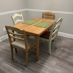 Firm Table With Four Chairs 