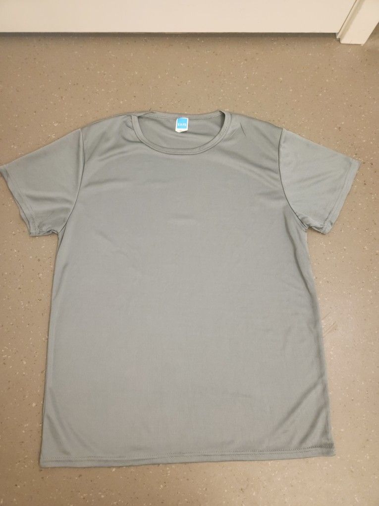 Grey S.K-FS Performance T-Shirt | Size M | Quick Dry Athletic Top