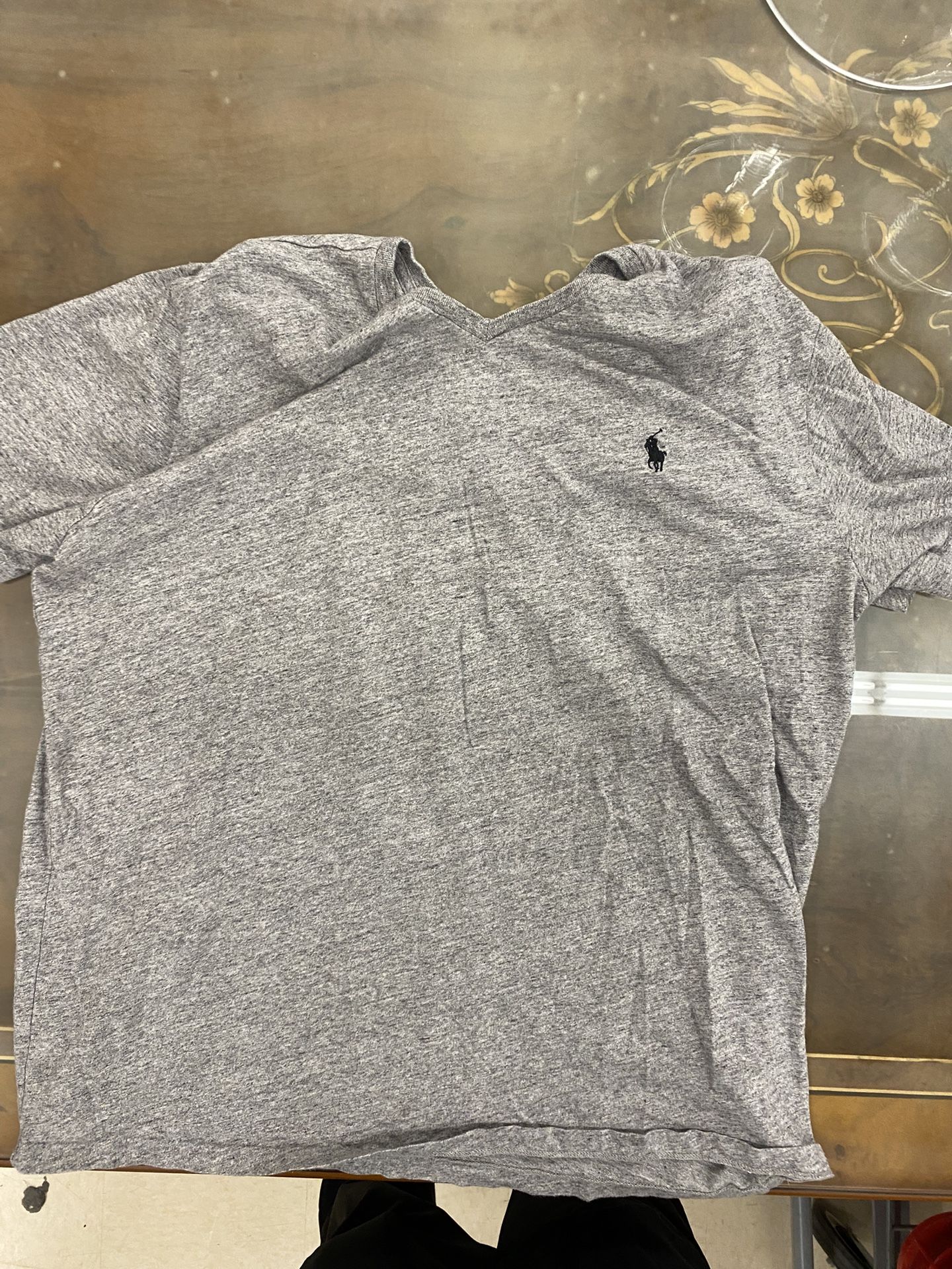 Grey polo Ralph Lauren shirt