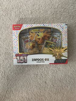 Pokémon 151 Zapdos EX Collection Box