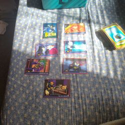 The BATMAN 7 cards 